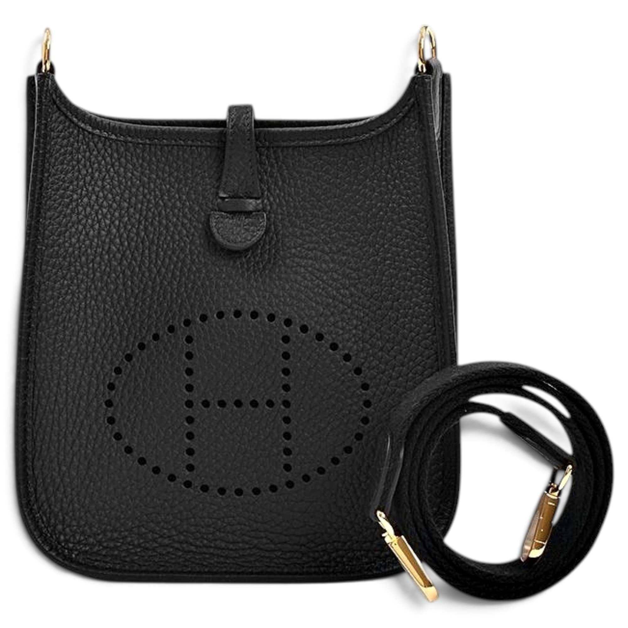 Evelyne leather handbag
