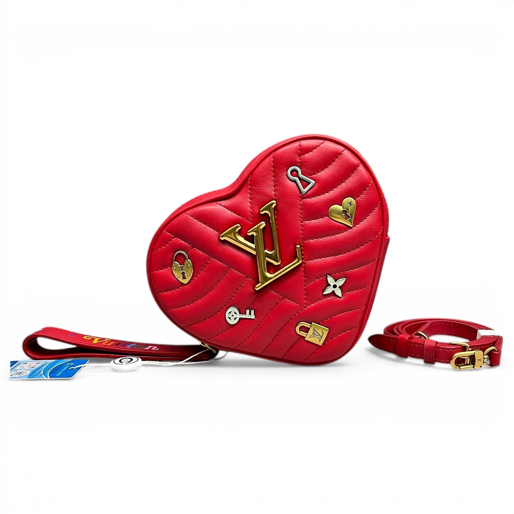 Coeur Game On leather crossbody bag