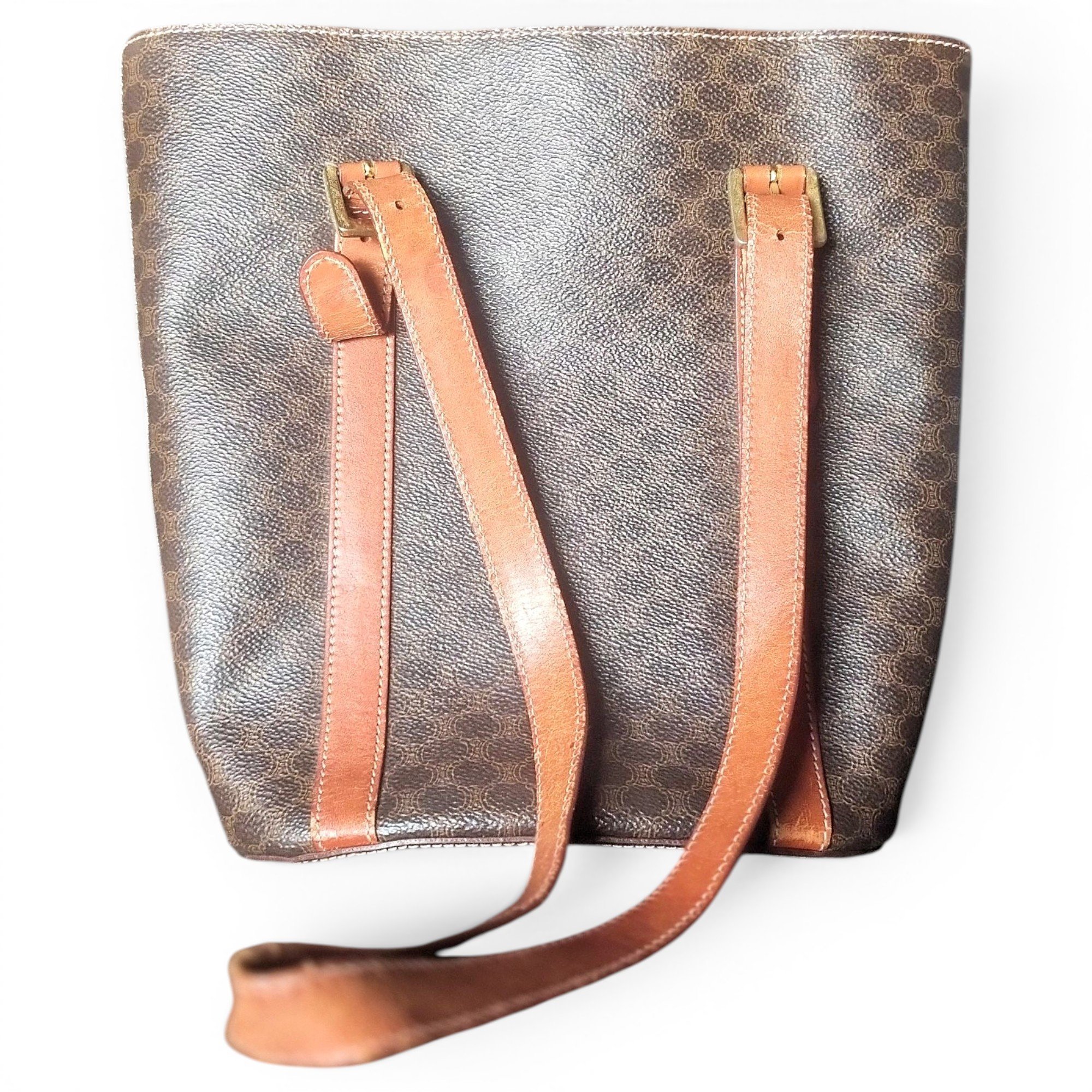 Cabas leather tote
