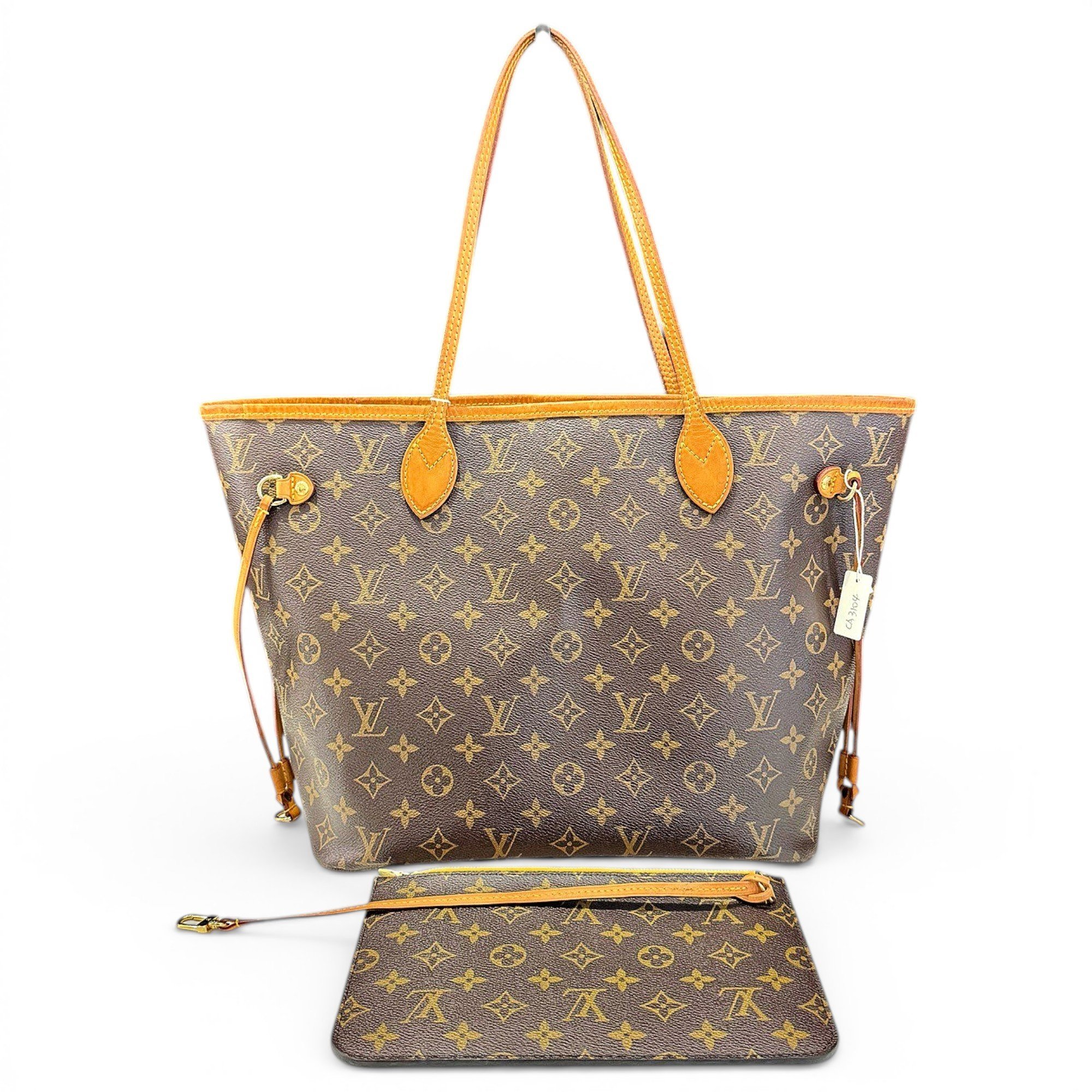 Neverfull leather tote