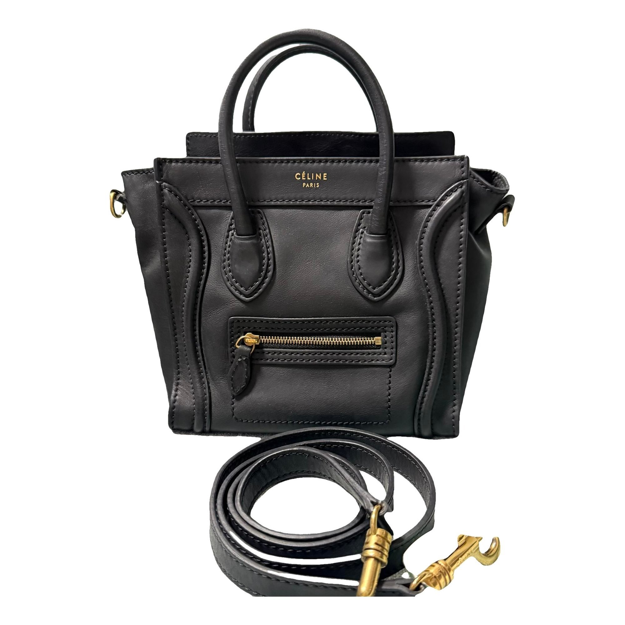 Nano Luggage leather handbag
