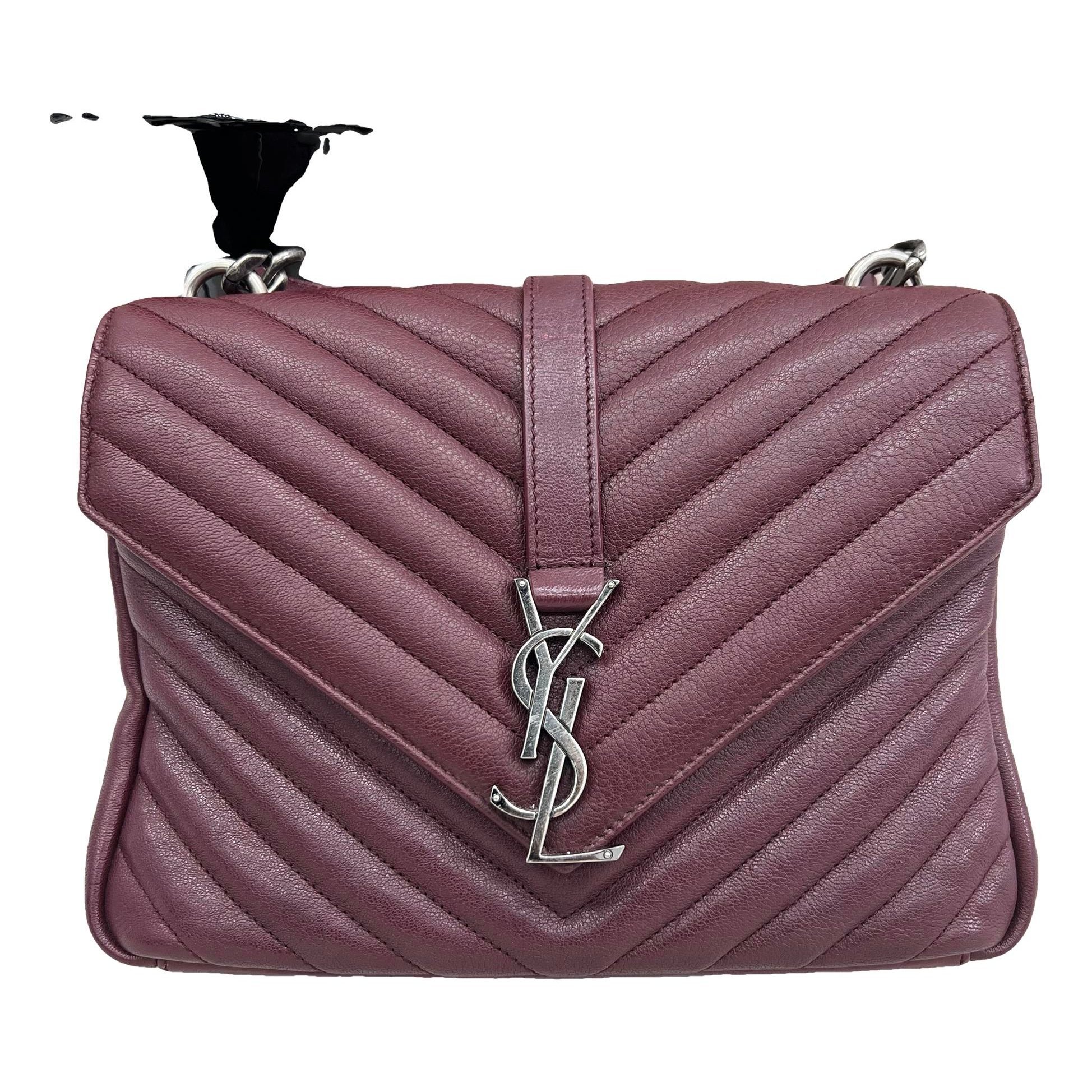 Collége monogramme leather handbag