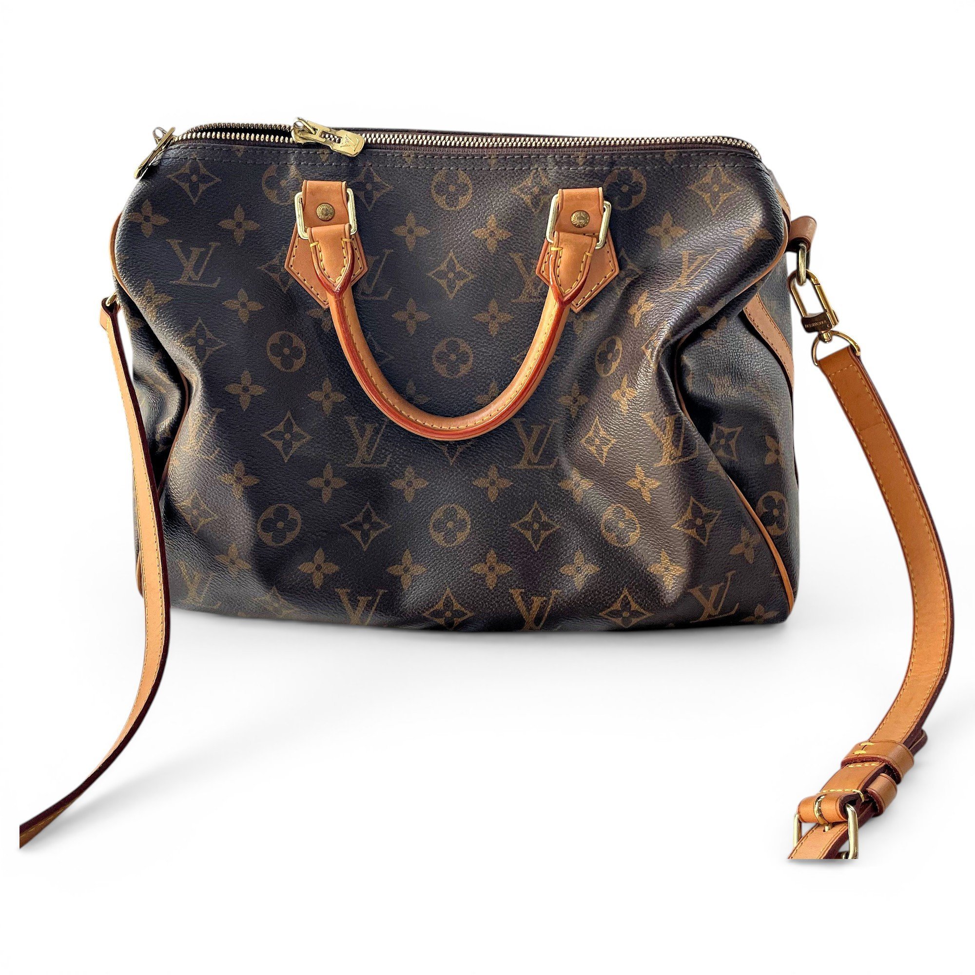 Speedy leather handbag