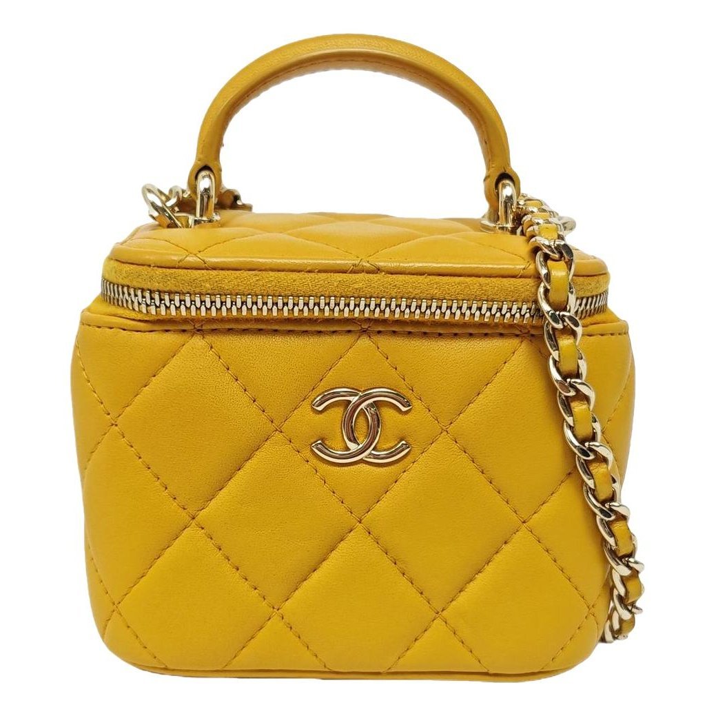 Trendy CC Vanity leather handbag