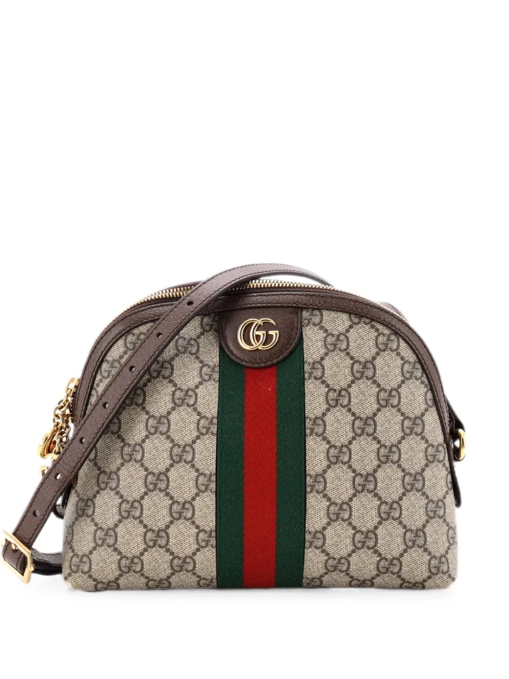 Ophidia Dome GG Coated Canvas Small shoulder bag