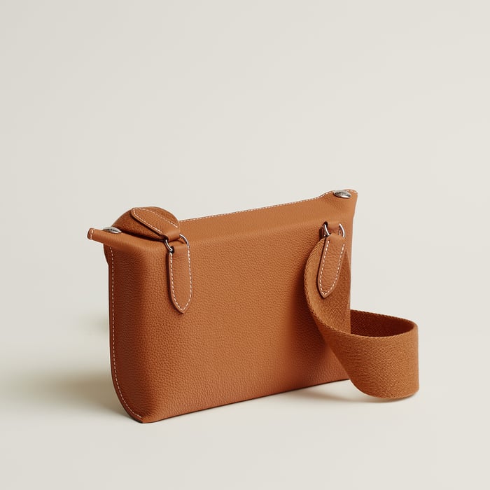 Naturel Sable Hermès Videpoches Bag