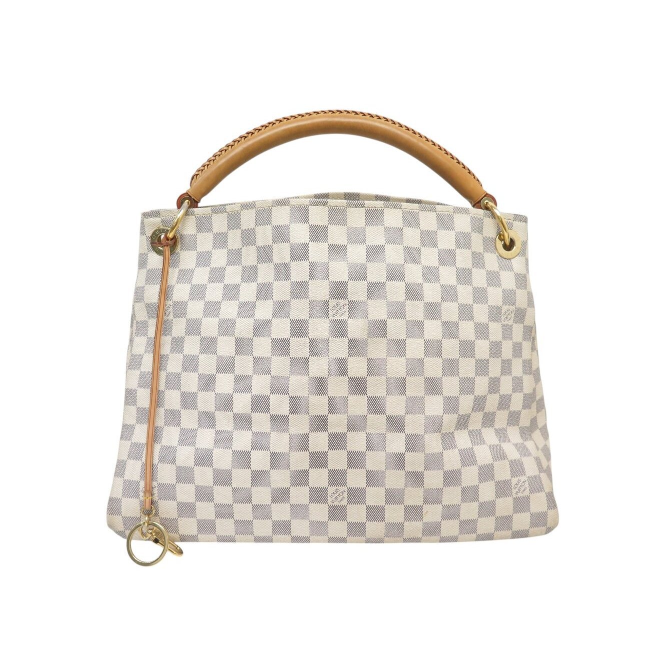 Artsy leather handbag