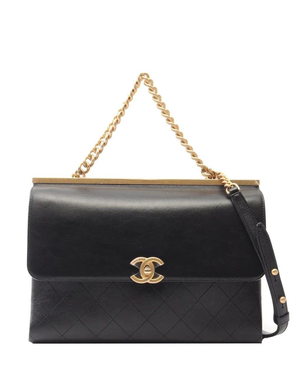 2019 Medium Lambskin Stitched Coco Luxe Flap Bag shoulder bag