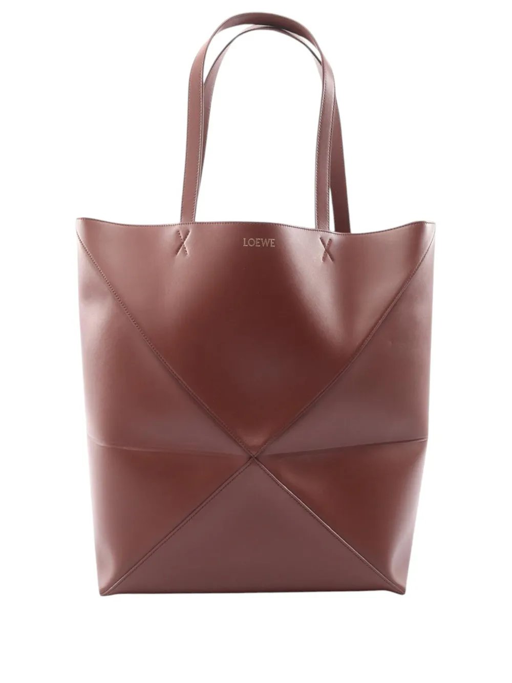 2010-2026 Large Calfskin Puzzle Fold tote bag