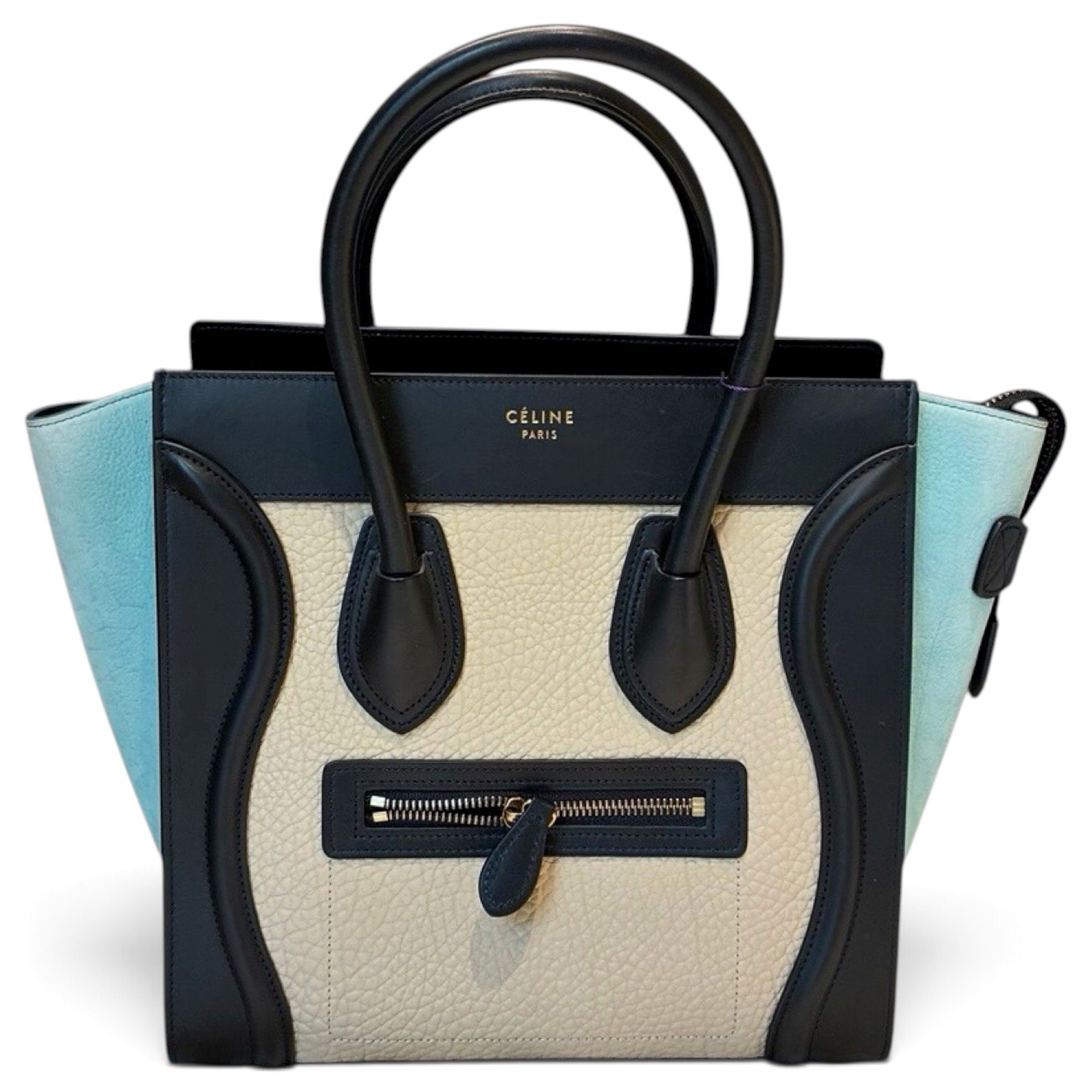 Luggage leather tote