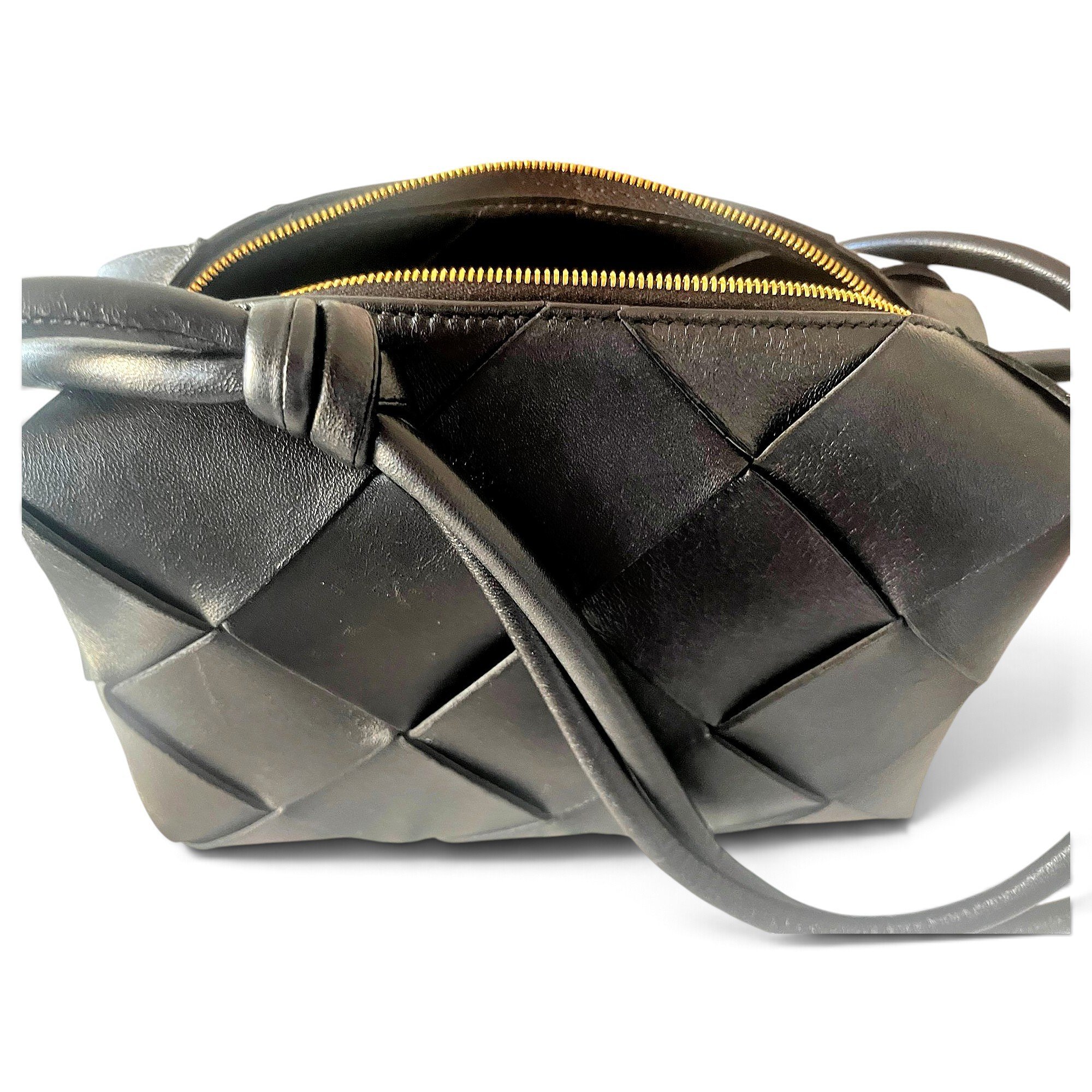 Loop leather crossbody bag