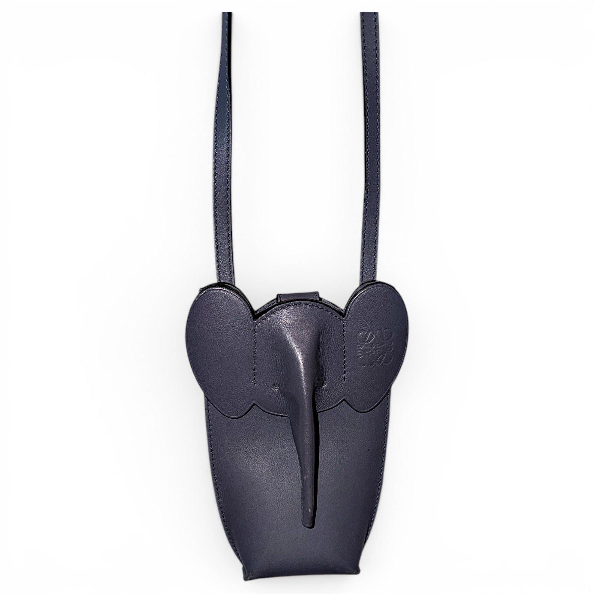 Animals leather crossbody bag