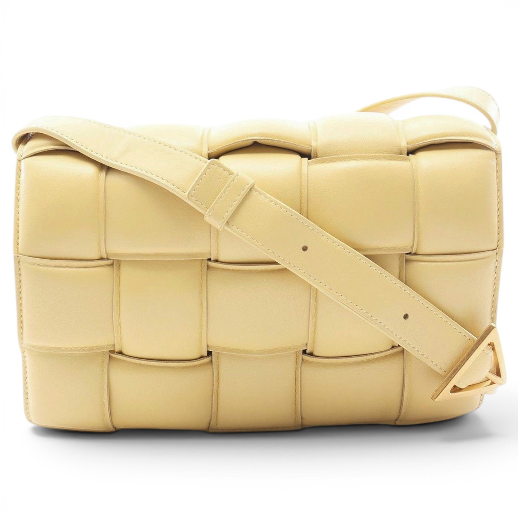 Cassette leather handbag