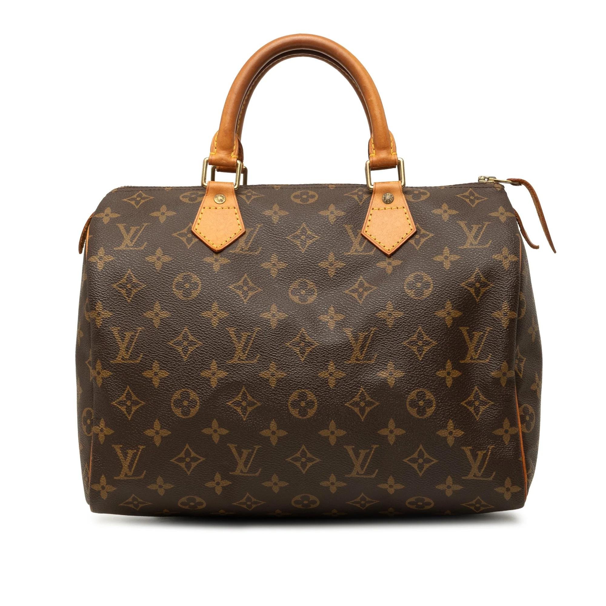 Speedy leather handbag