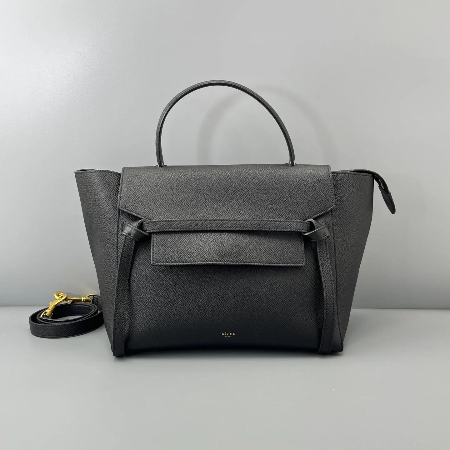 Belt leather mini bag