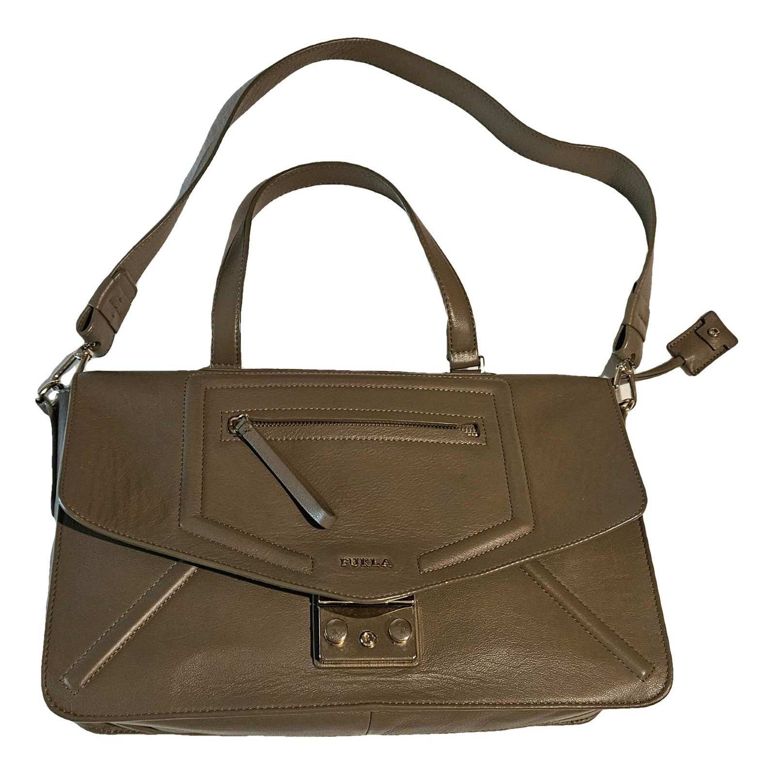 Leather crossbody bag