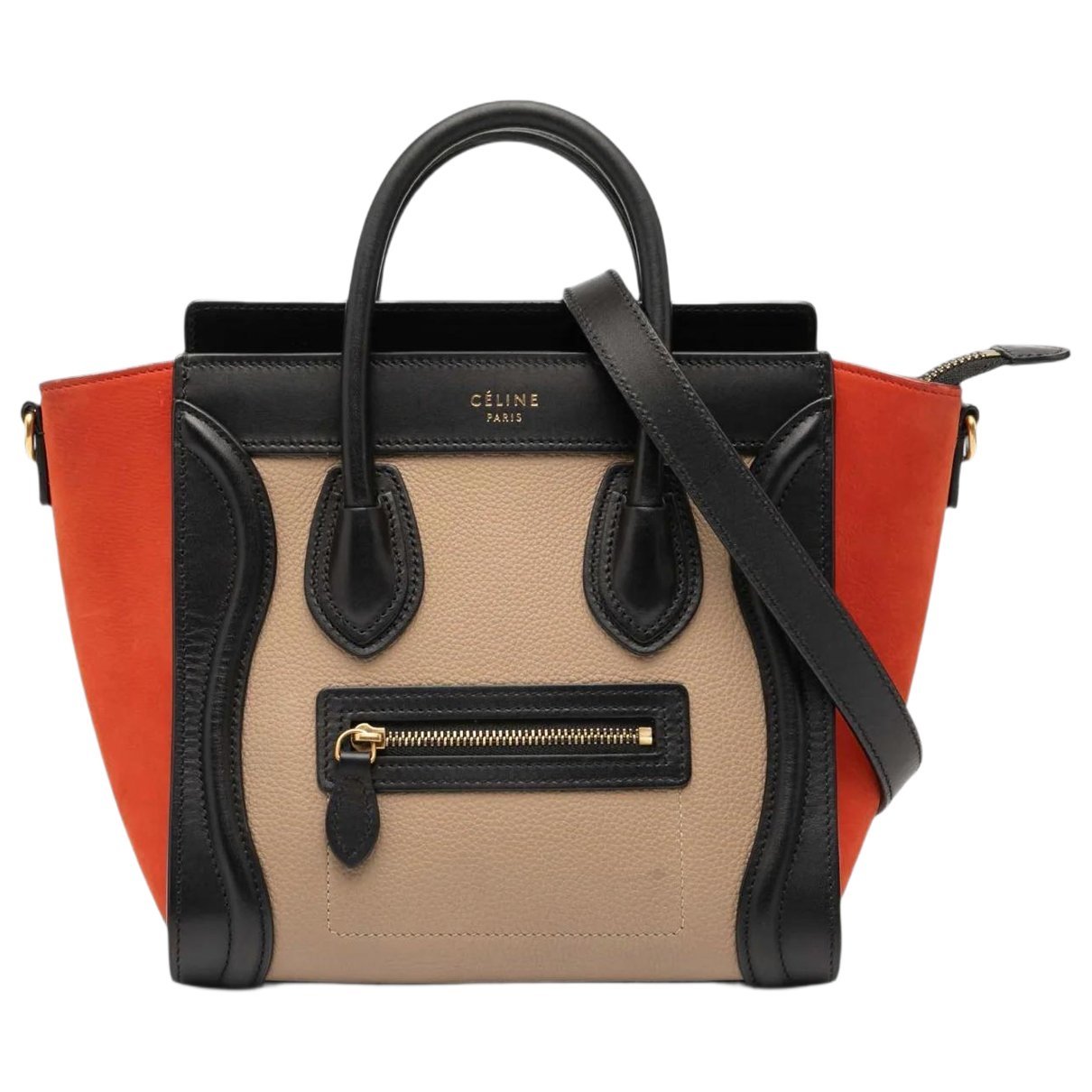 Luggage leather satchel