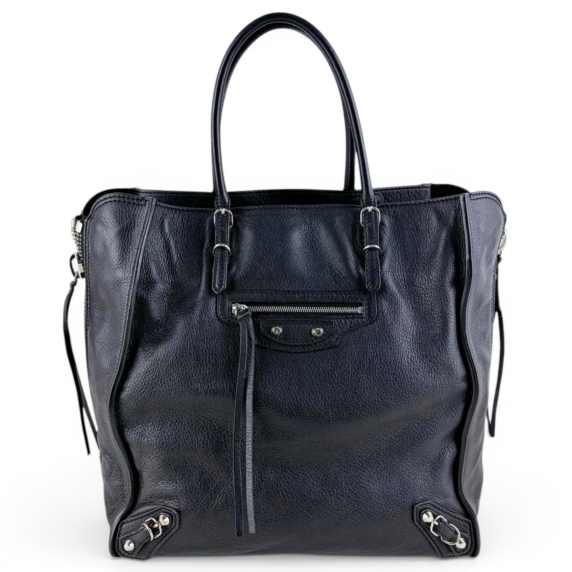 Papier leather tote