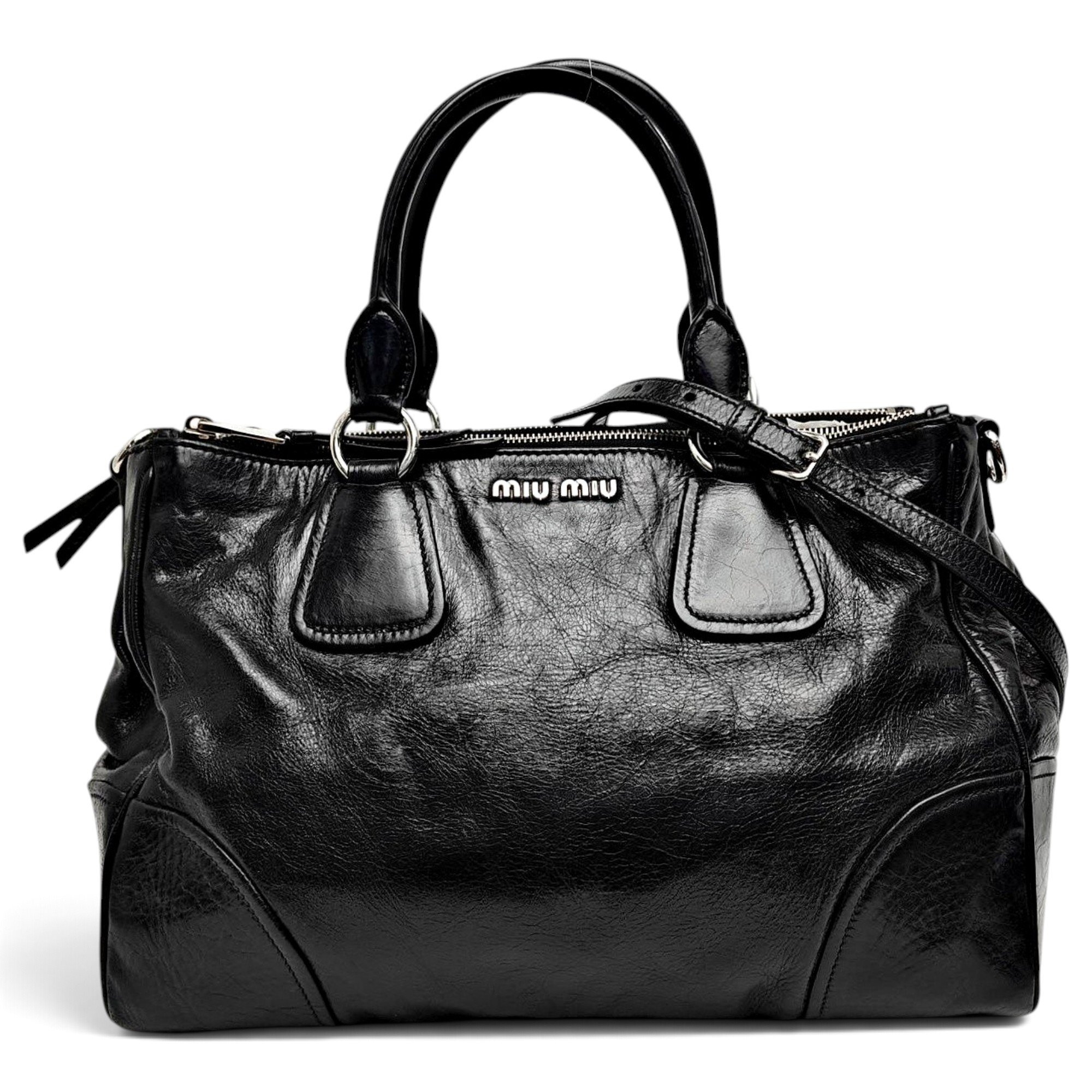 Leather handbag