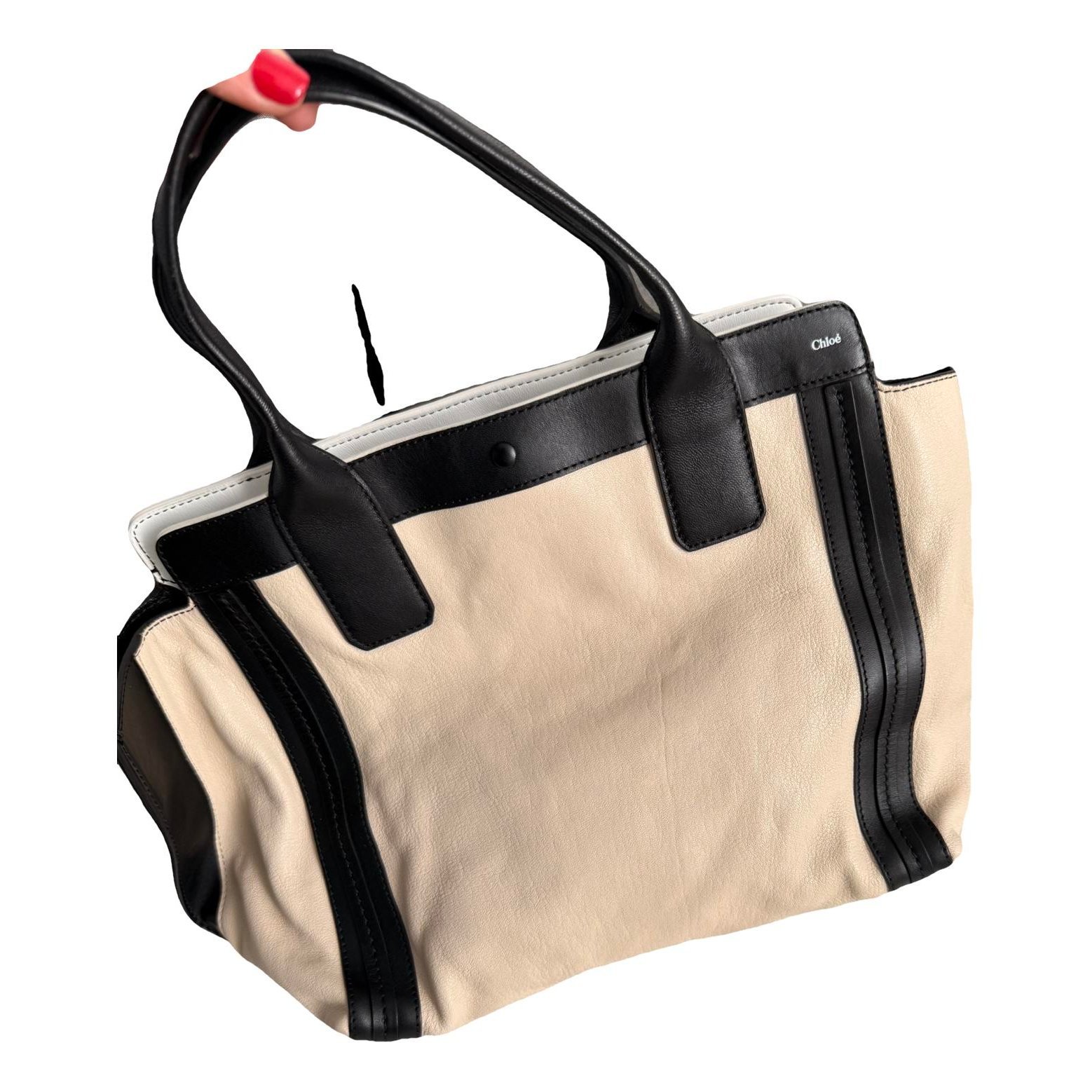 Leather handbag