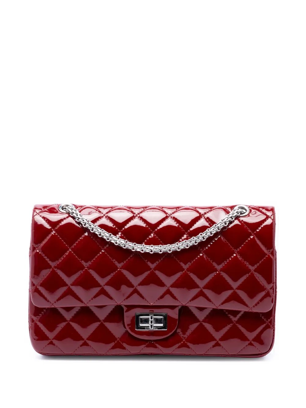 2009-2010 Quilted Patent Reissue 2.55 Double Flap 227 shoulder bag