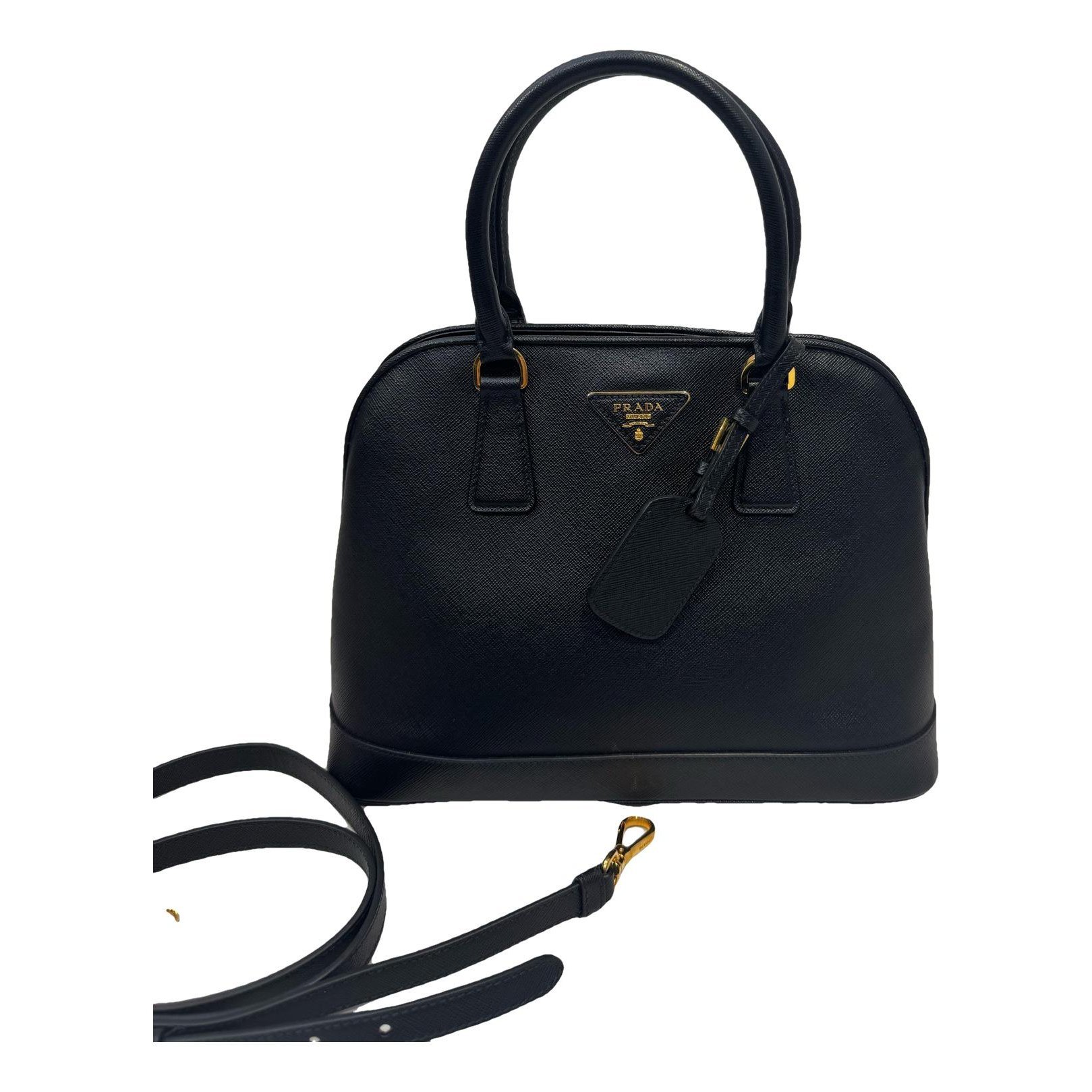 Promenade leather handbag