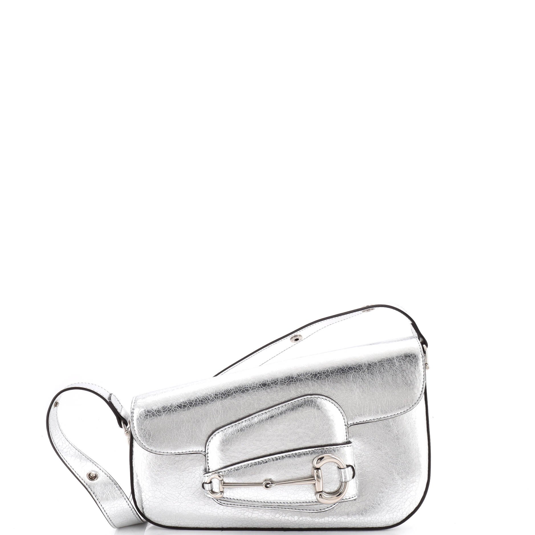 Horsebit 1955 Asymmetric Shoulder Bag Leather Small