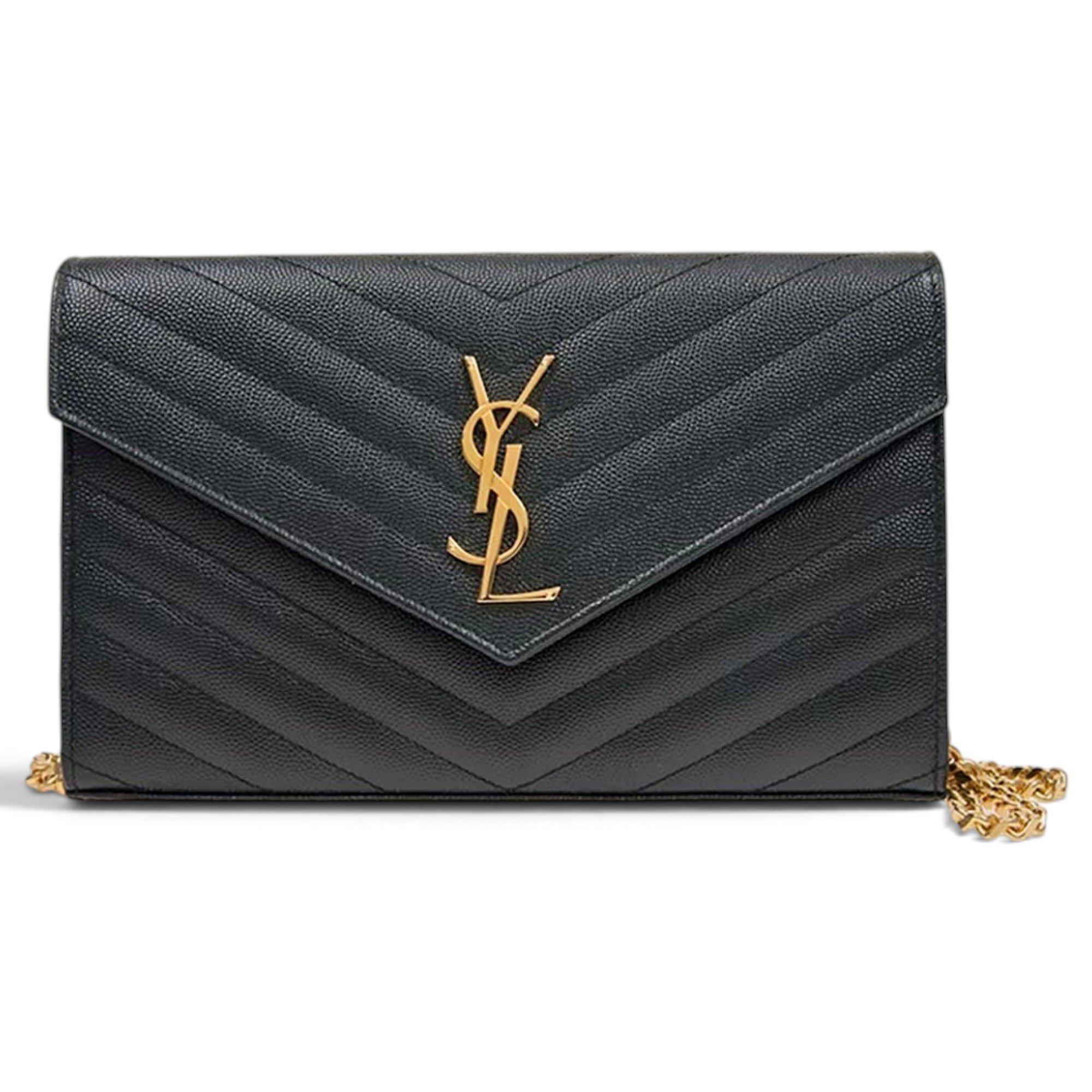 Envelope leather crossbody bag