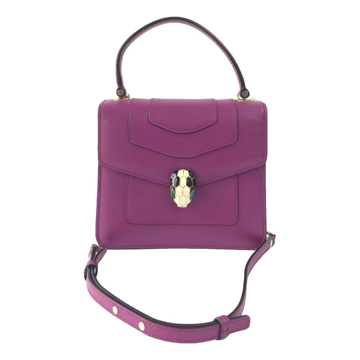 Serpenti leather handbag