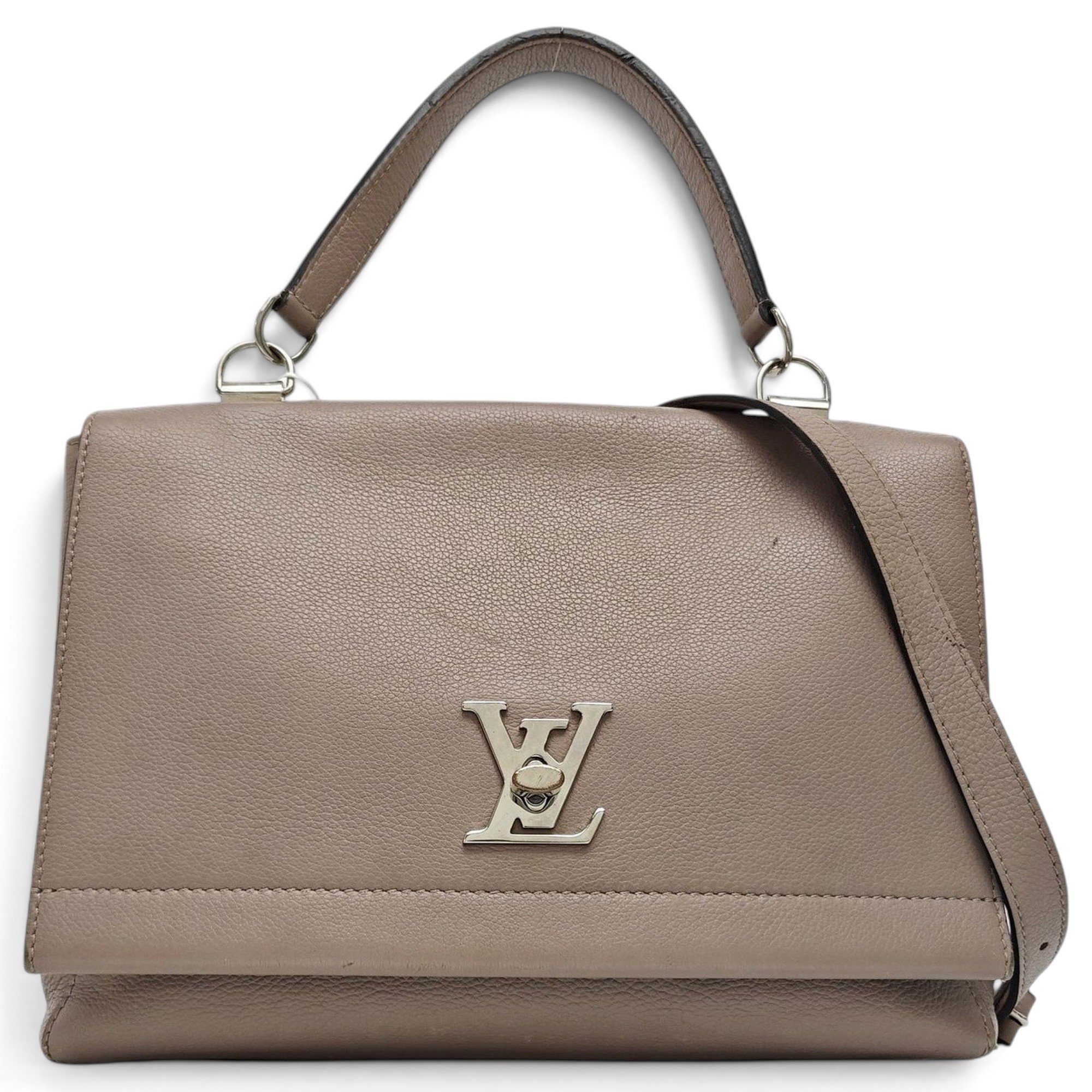 Lockme leather handbag