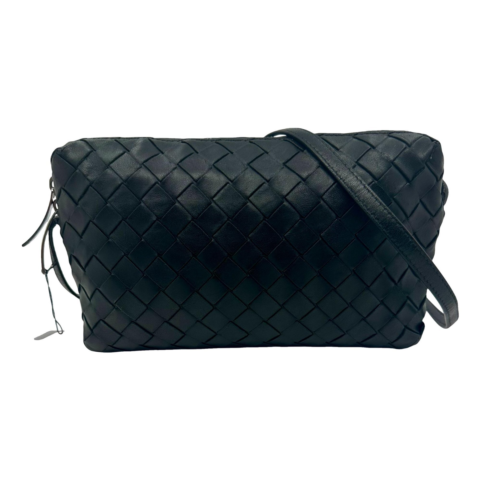 Loop leather handbag