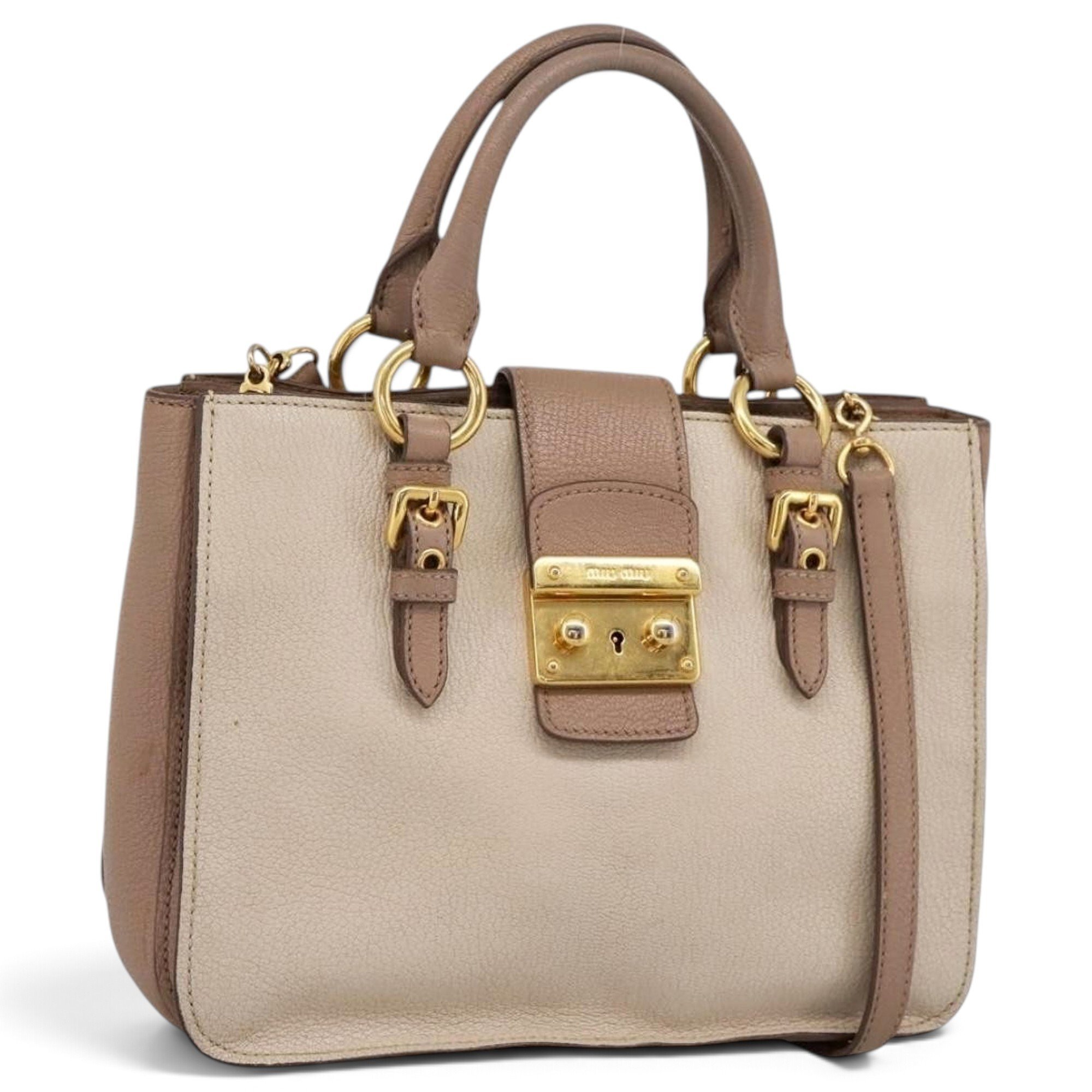Leather handbag