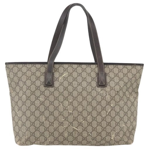 Leather tote