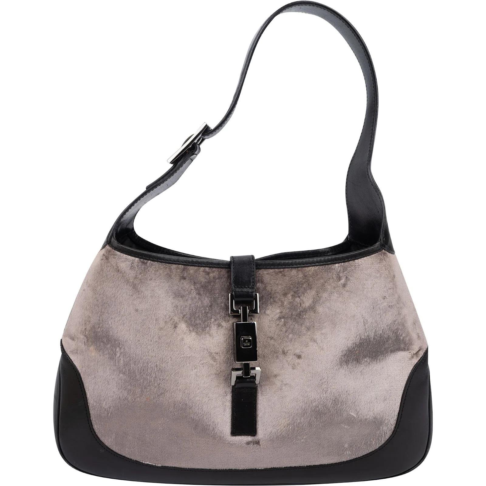 Jackie velvet handbag