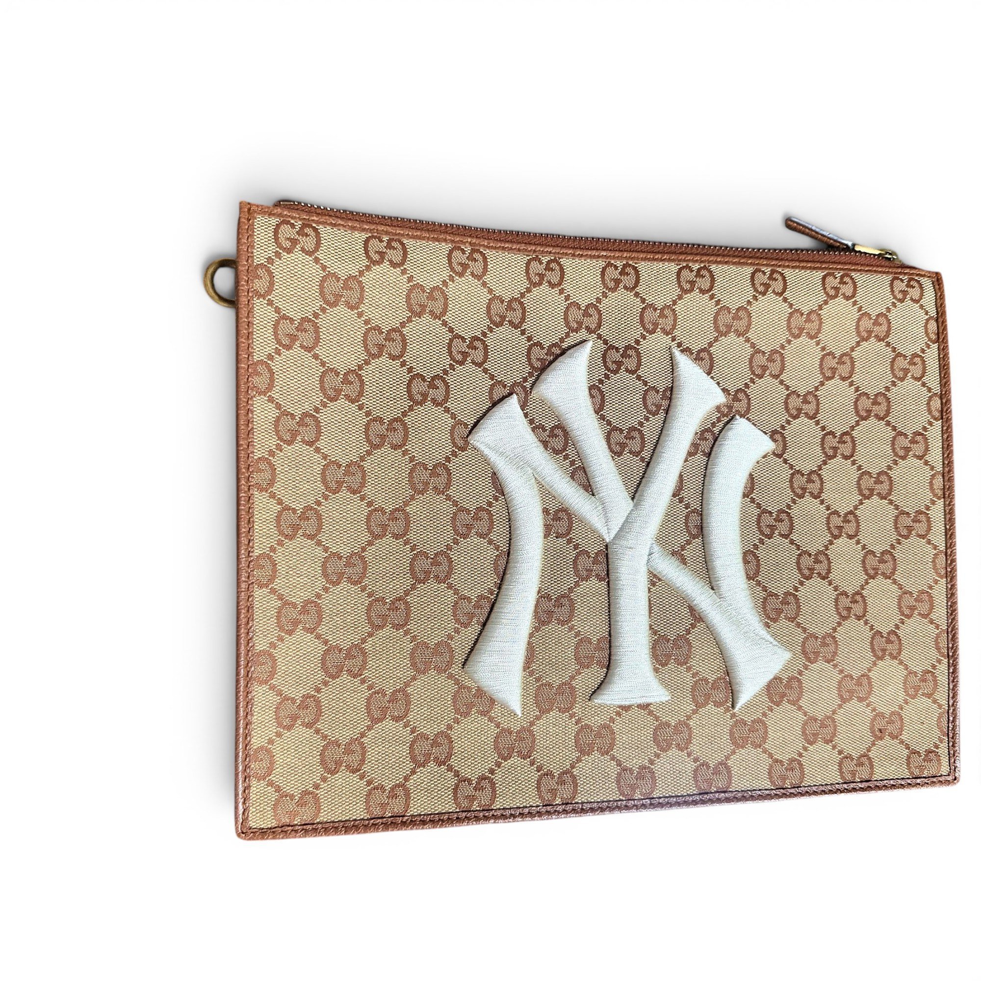 Ophidia cloth clutch bag