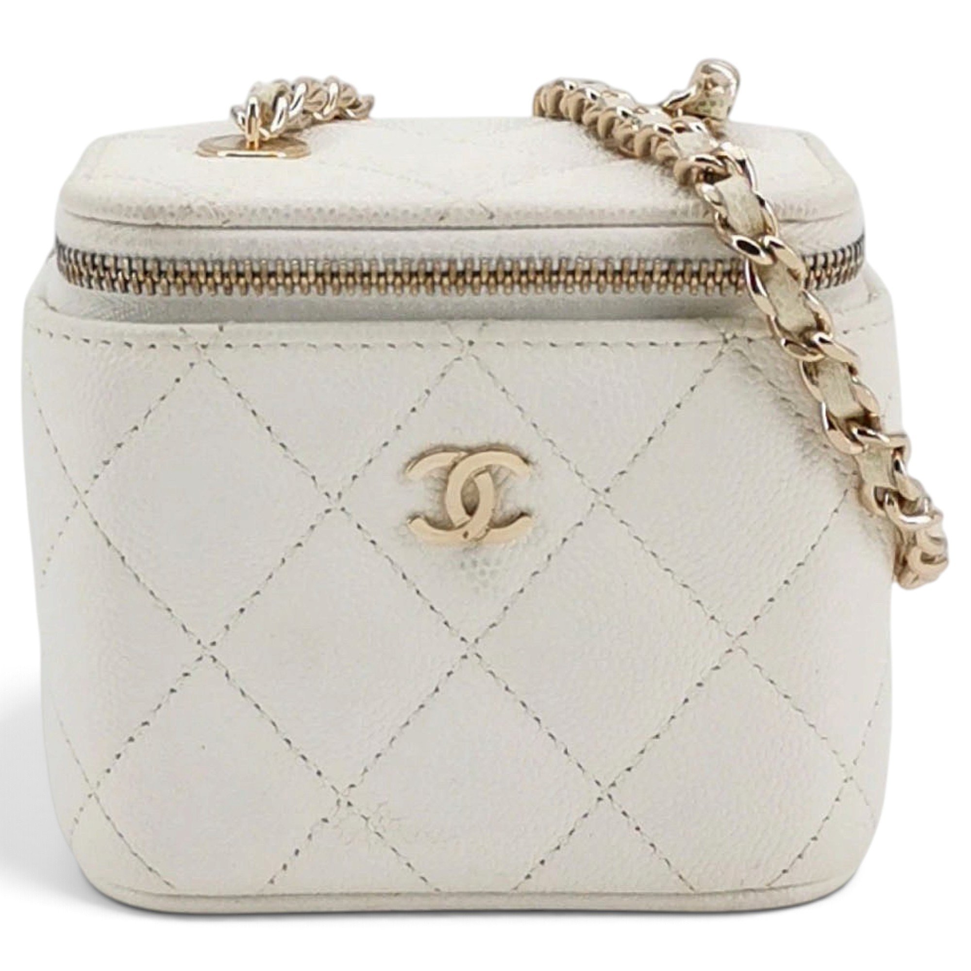 Trendy CC Vanity leather handbag