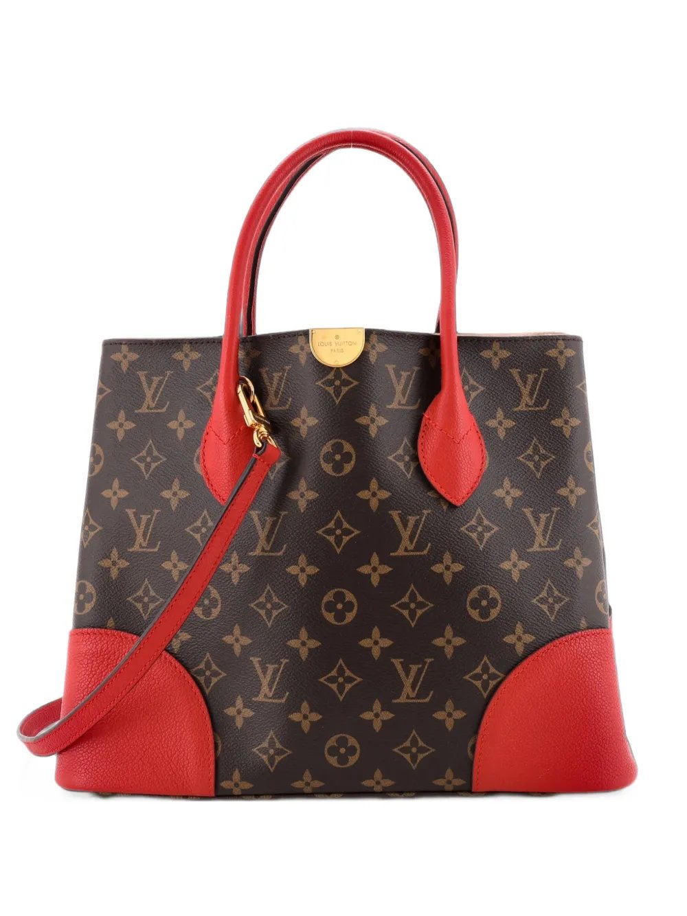 Flandrin Handbag Monogram Canvas and Leather tote bag