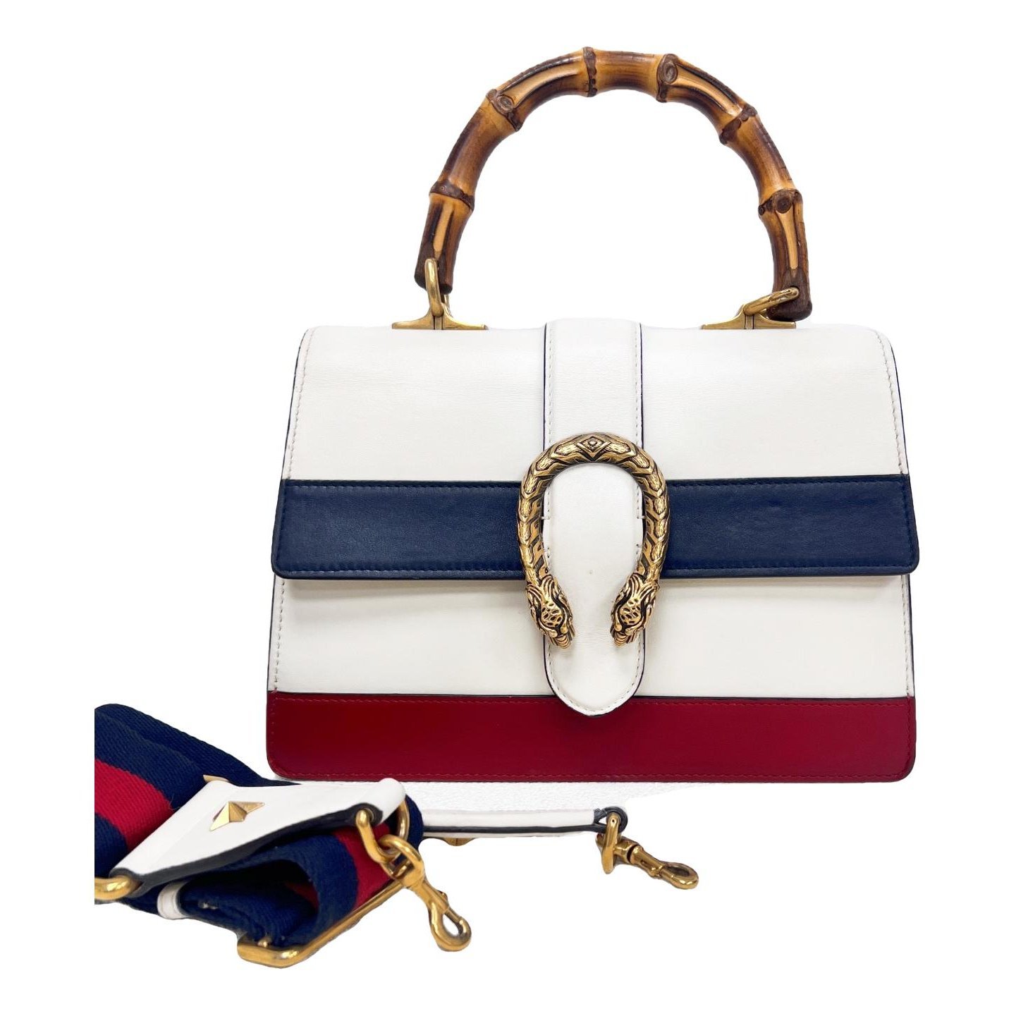 Dionysus Bamboo leather handbag