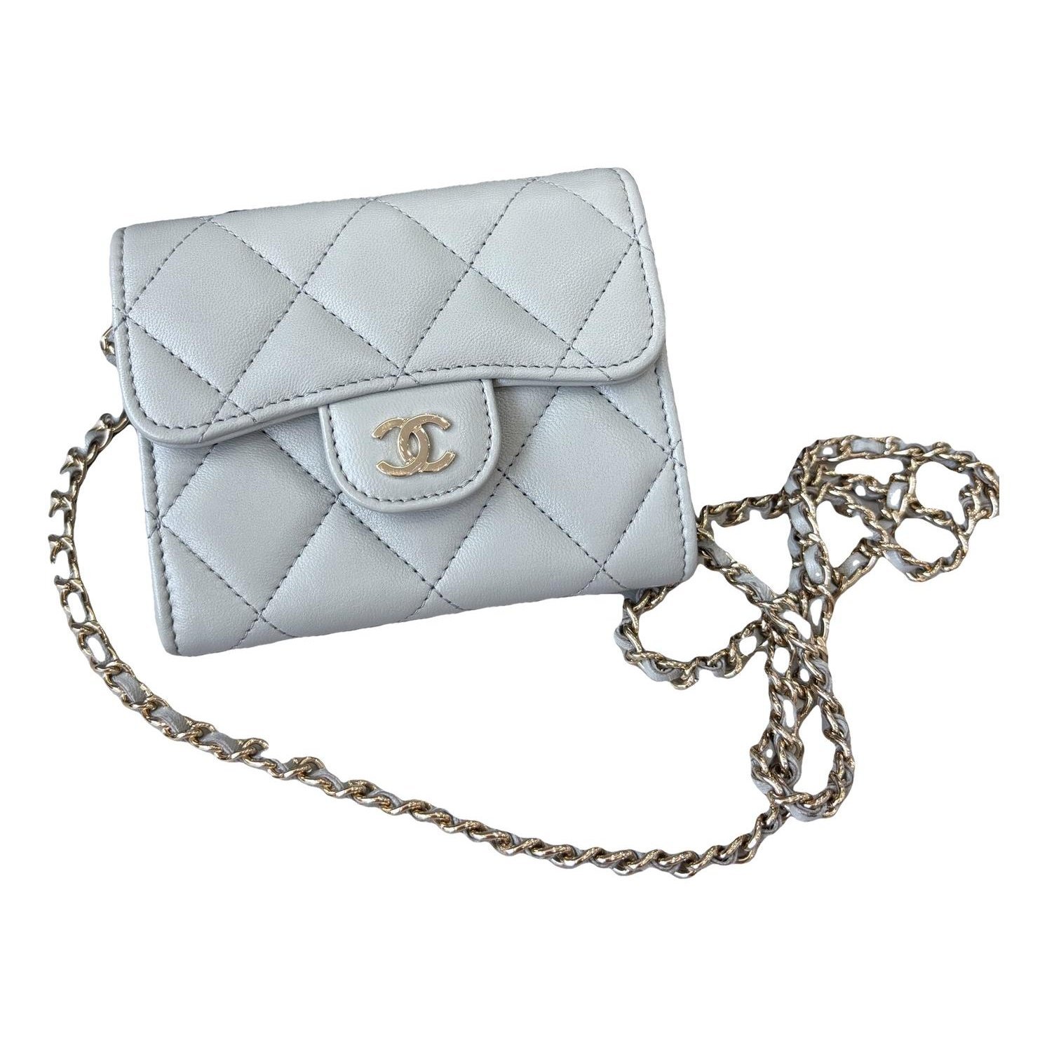 Wallet On Chain Timeless/Classique leather handbag