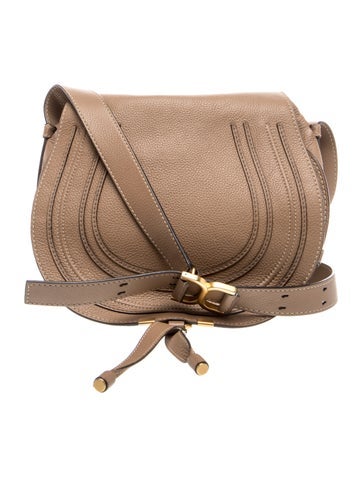 Chloe Leather Marcie Shoulder Bag