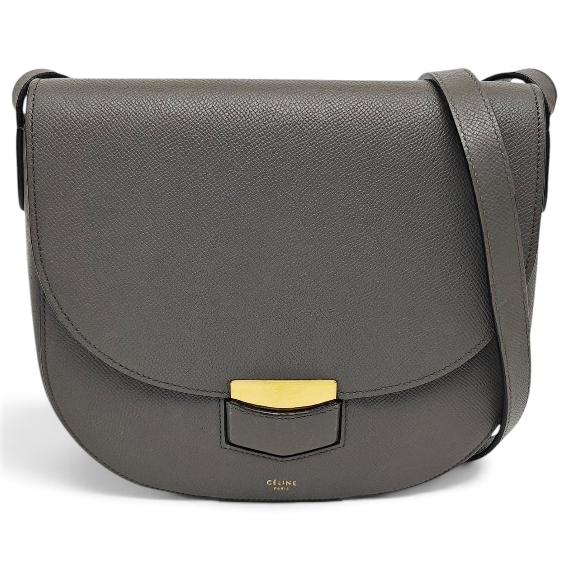 Trotteur leather crossbody bag