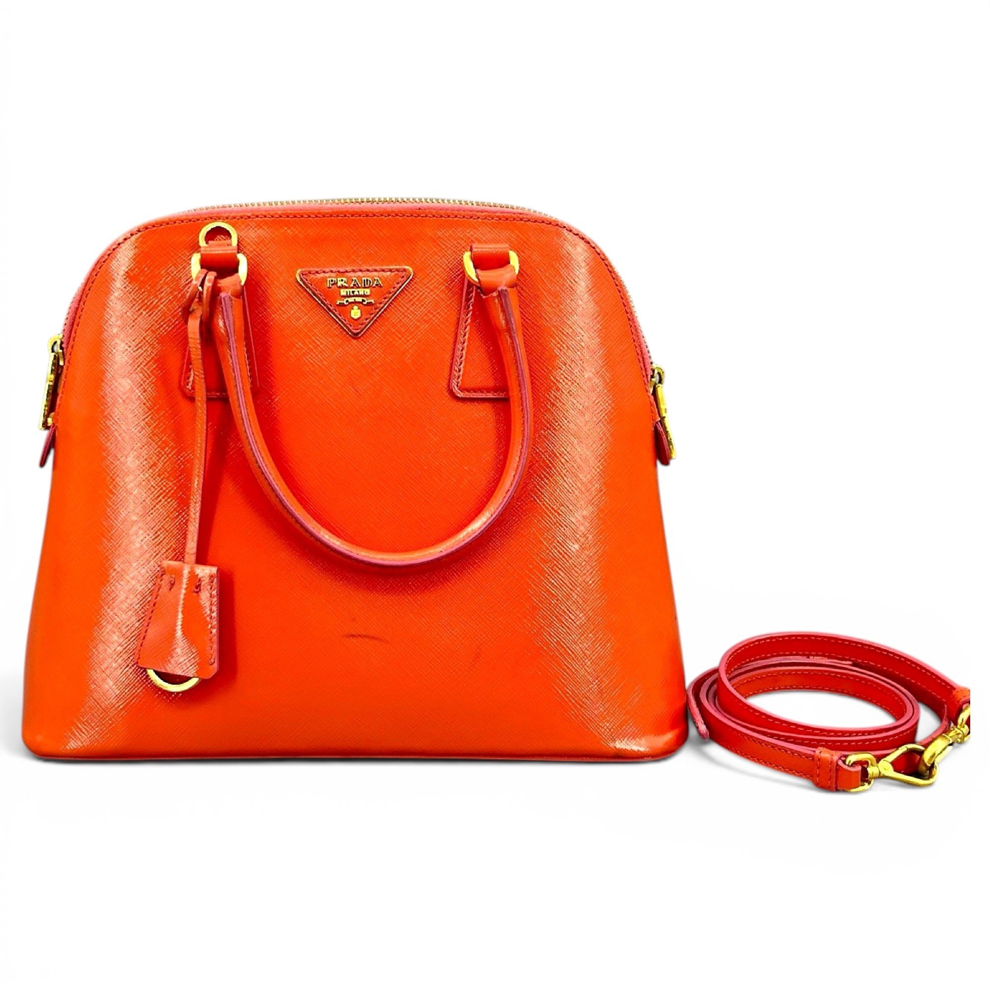Prada Promenade leather handbag