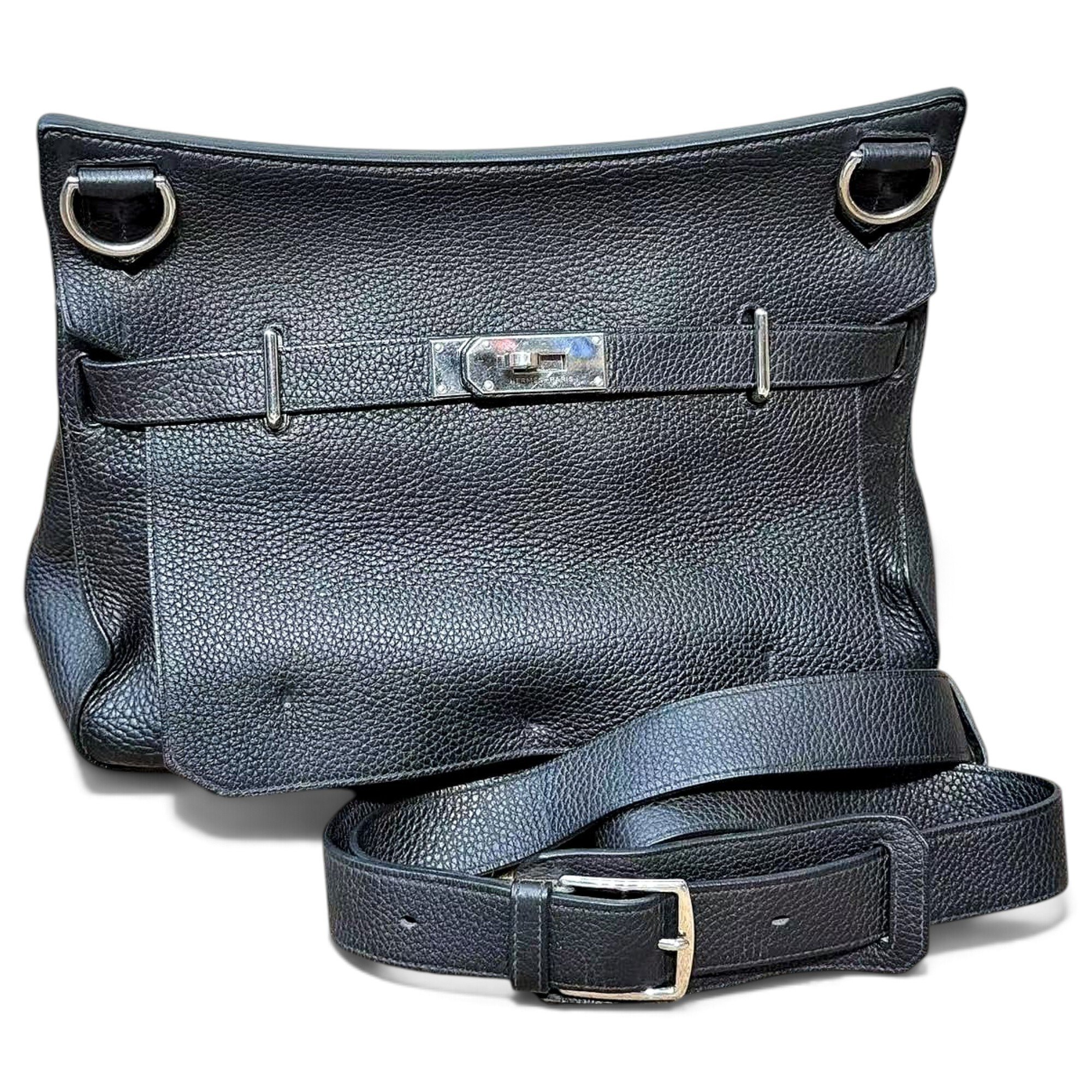 Hermes Jypsiere Handbag Noir