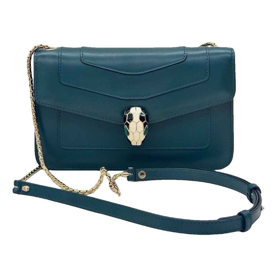 Bvlgari Serpenti leather handbag