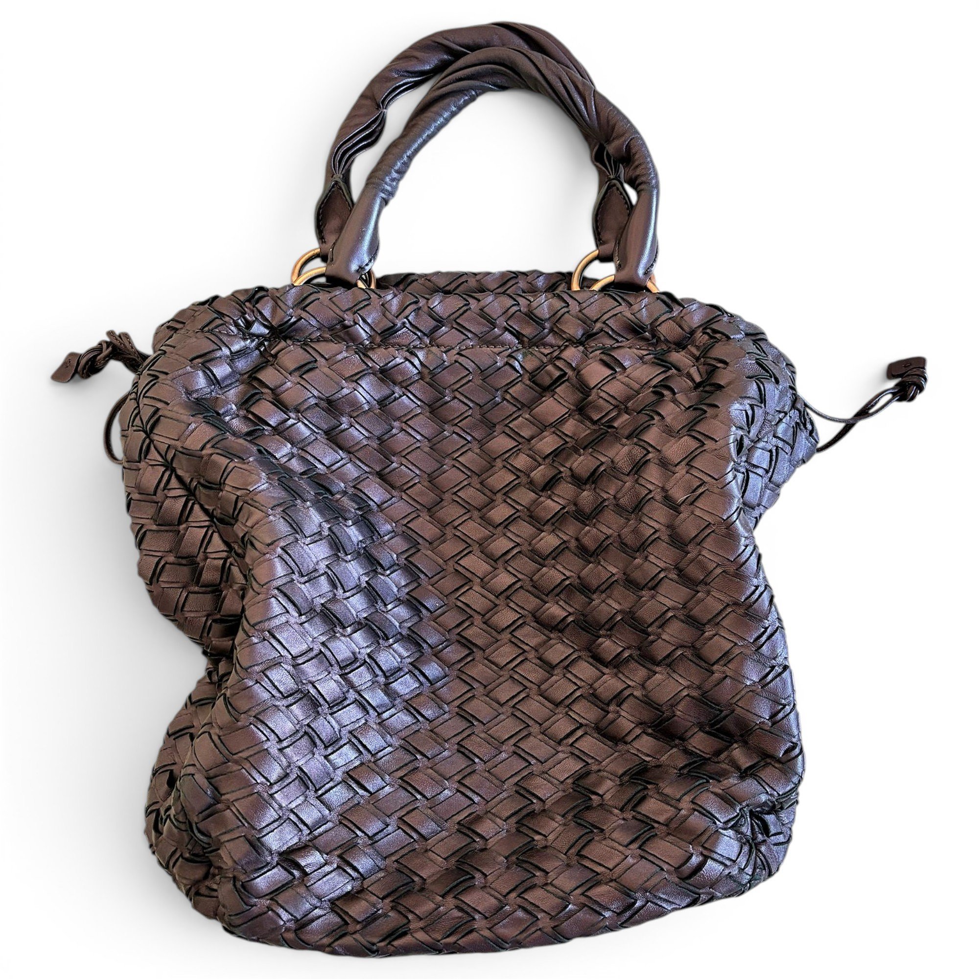 Leather handbag