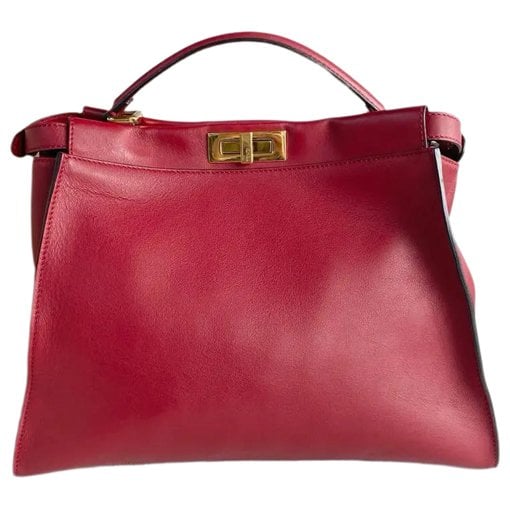 Peekaboo leather handbag