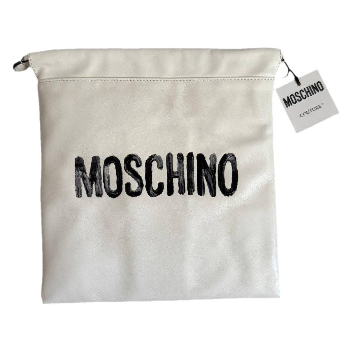 Moschino Leather clutch bag