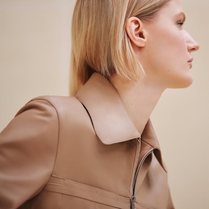 Beige Camel City Jacket