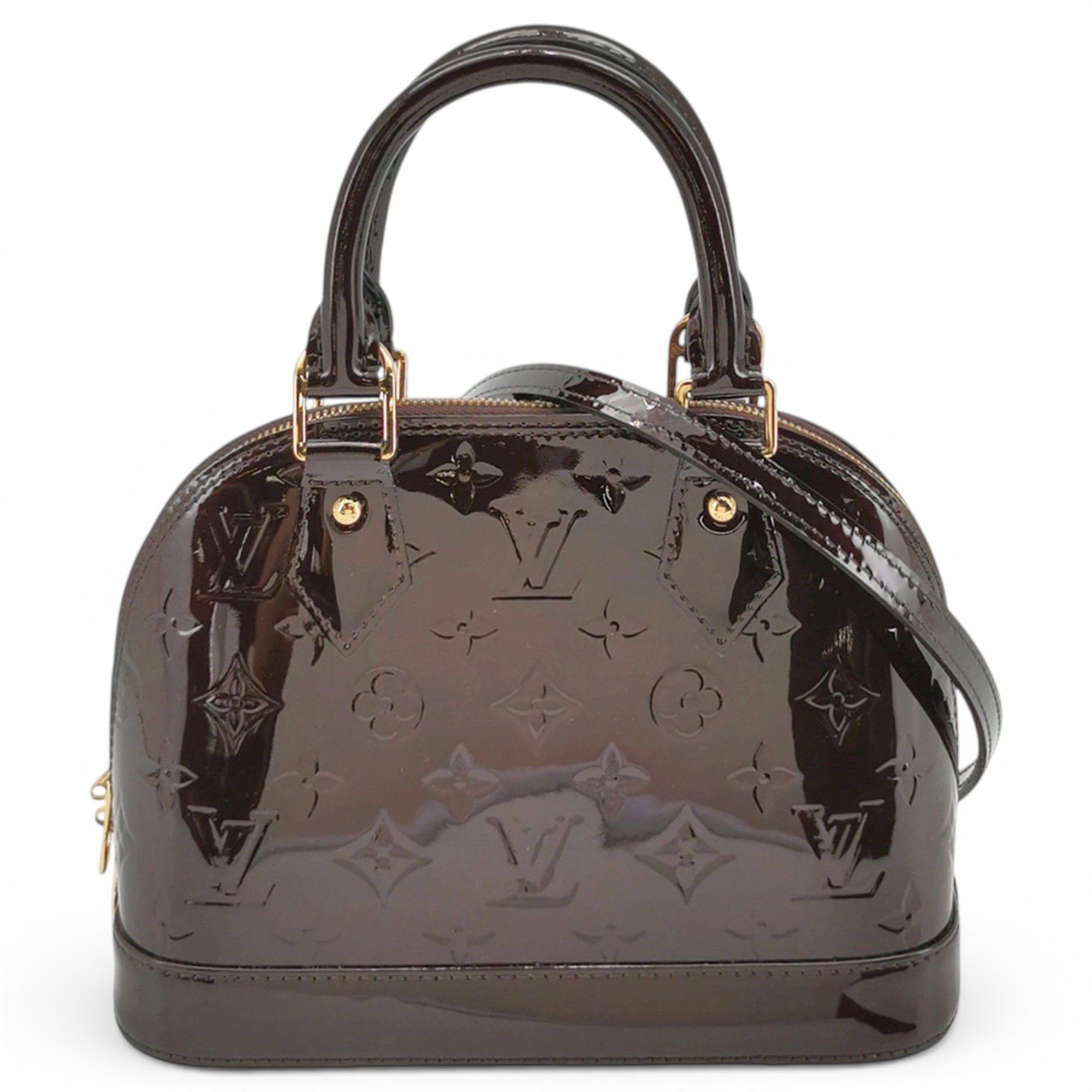 Alma BB patent leather handbag