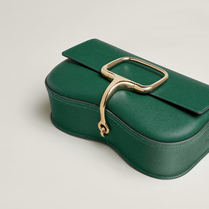 Vert Moyen Hermès Della Cavalleria Elan Bag
